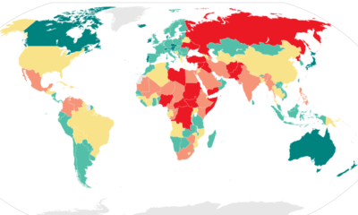 10 Most Dangerous Countries according to Global Peace Index