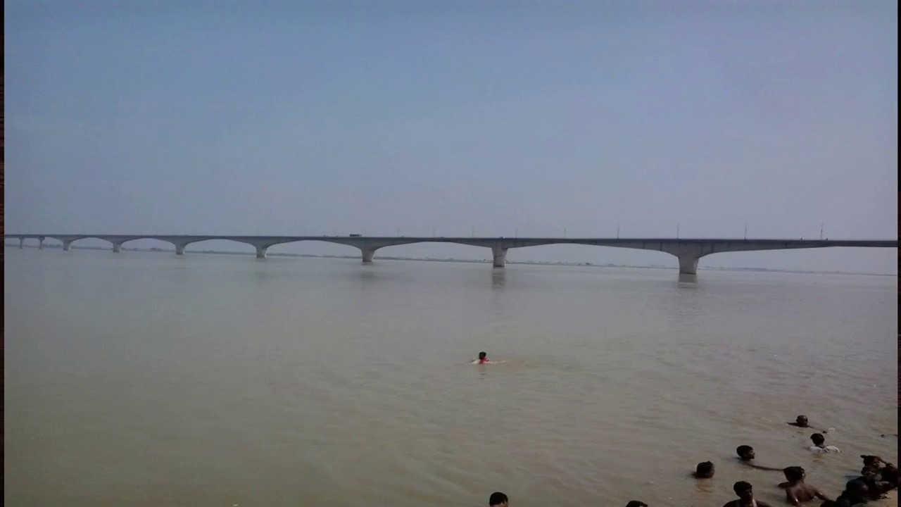 Vikramshila Setu Bridge Over Ganga Bhagalpur Bihar - YouTube