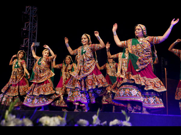 Joyful Garba Dance of Gujarat in Western India during the Annual Navaratri Festival - The Cultural Heritage of India