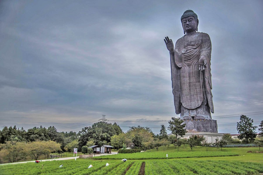 390-foot Buddha near Narita Airport the tallest in Japan - Stripes