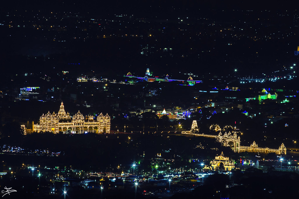 Mysore Palace From Chamundi Hills View Point | briejeshpatel | Flickr