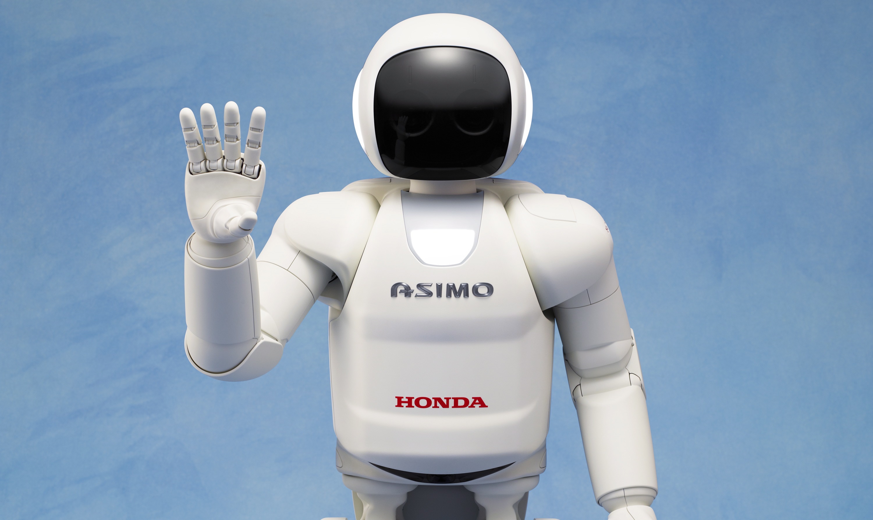 ASIMO one hand up