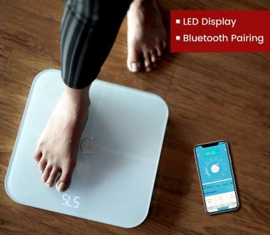 Actofit Body Fat Analyser Smart Scale with Complete Digital Composition Monitor