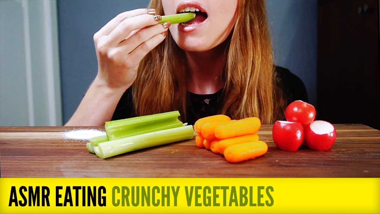 Eat crunchy fruits and vegetables