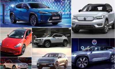 Electric crossover SUV collage 01