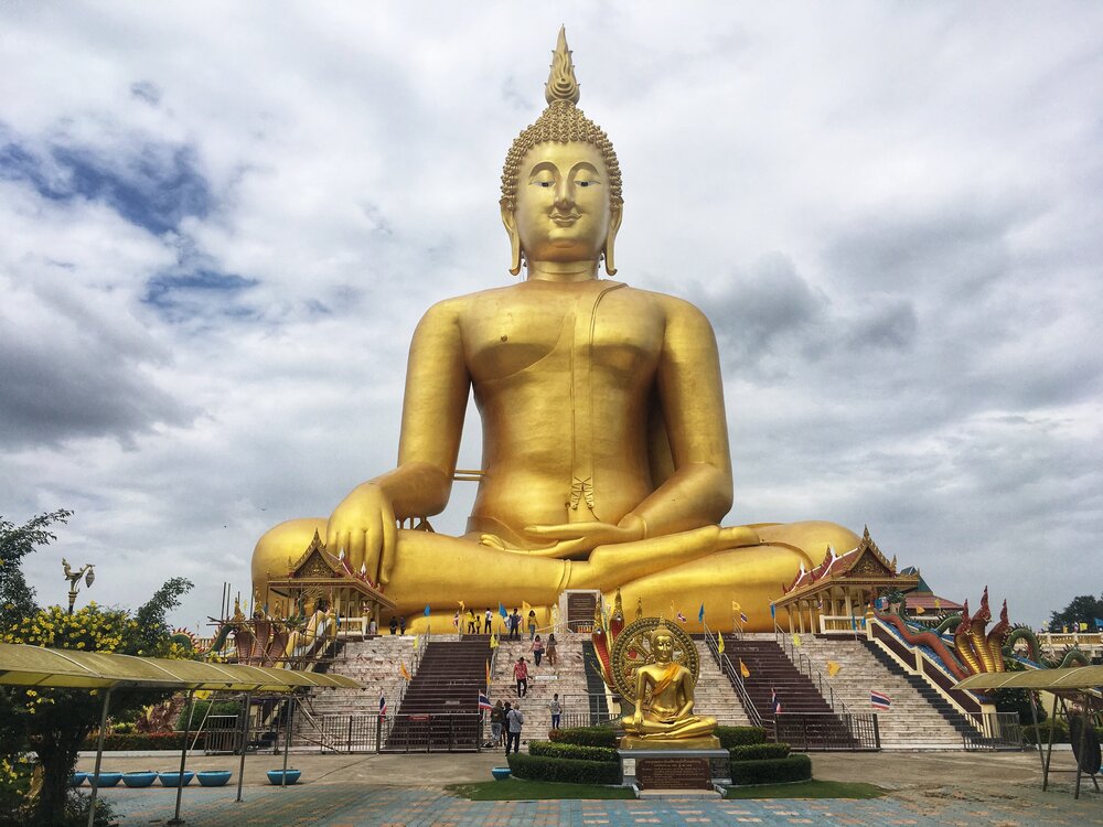 The Great Buddha of Thailand: Twice as big as Lady Liberty! — A Couple of Destinations