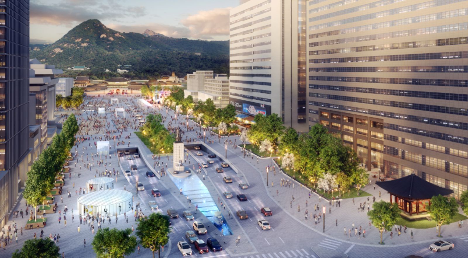 New Gwanghwamun Square by Daniel Valle Architects + Kunchook-Moonhwa – aasarchitecture