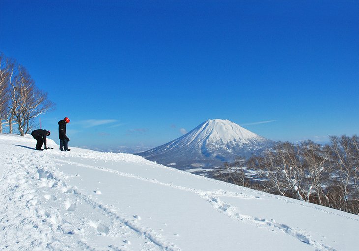 Niseko with Mt. Yotei in the distance