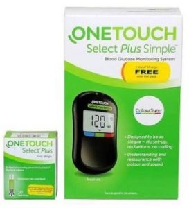 One Touch Select Plus Simple Glucometer