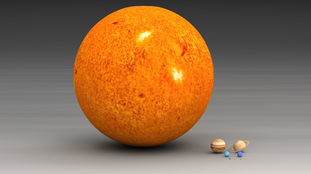 How Big is Sun compared to Earth? - I Love The Universe