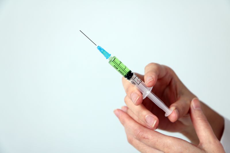 The contraceptive injection uses progestogen to prevent pregnancy.