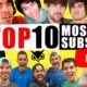 Top 10 Biggest YouTube Channels