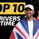 Top 10 F1 Drivers Of All Time