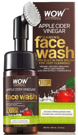 WOW Organic Apple Cider Vinegar Foaming Face Wash