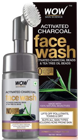 WOW Skin Science Charcoal Foaming Face Wash