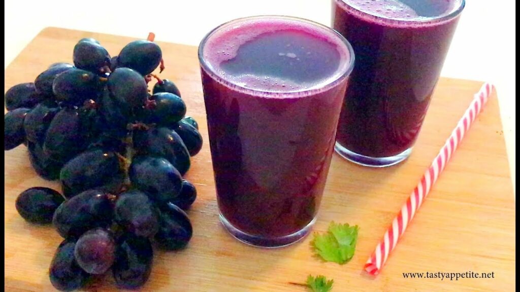 black grapes juice