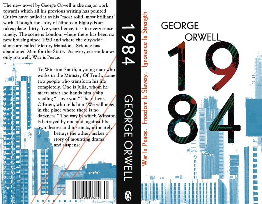 Nineteen Eighty-Four, by George Orwell