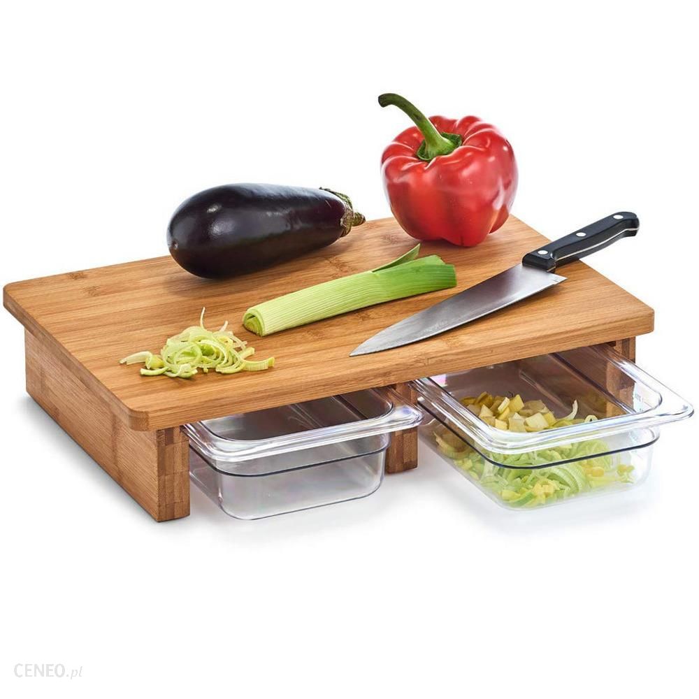 An organized cutting board