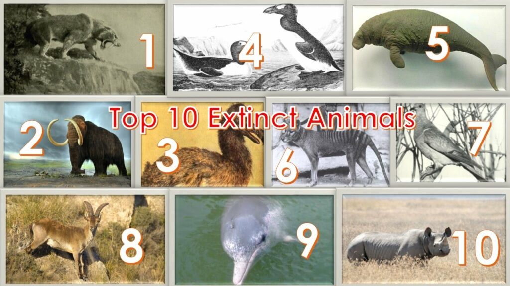 Top 10 Extinct Species In 2024