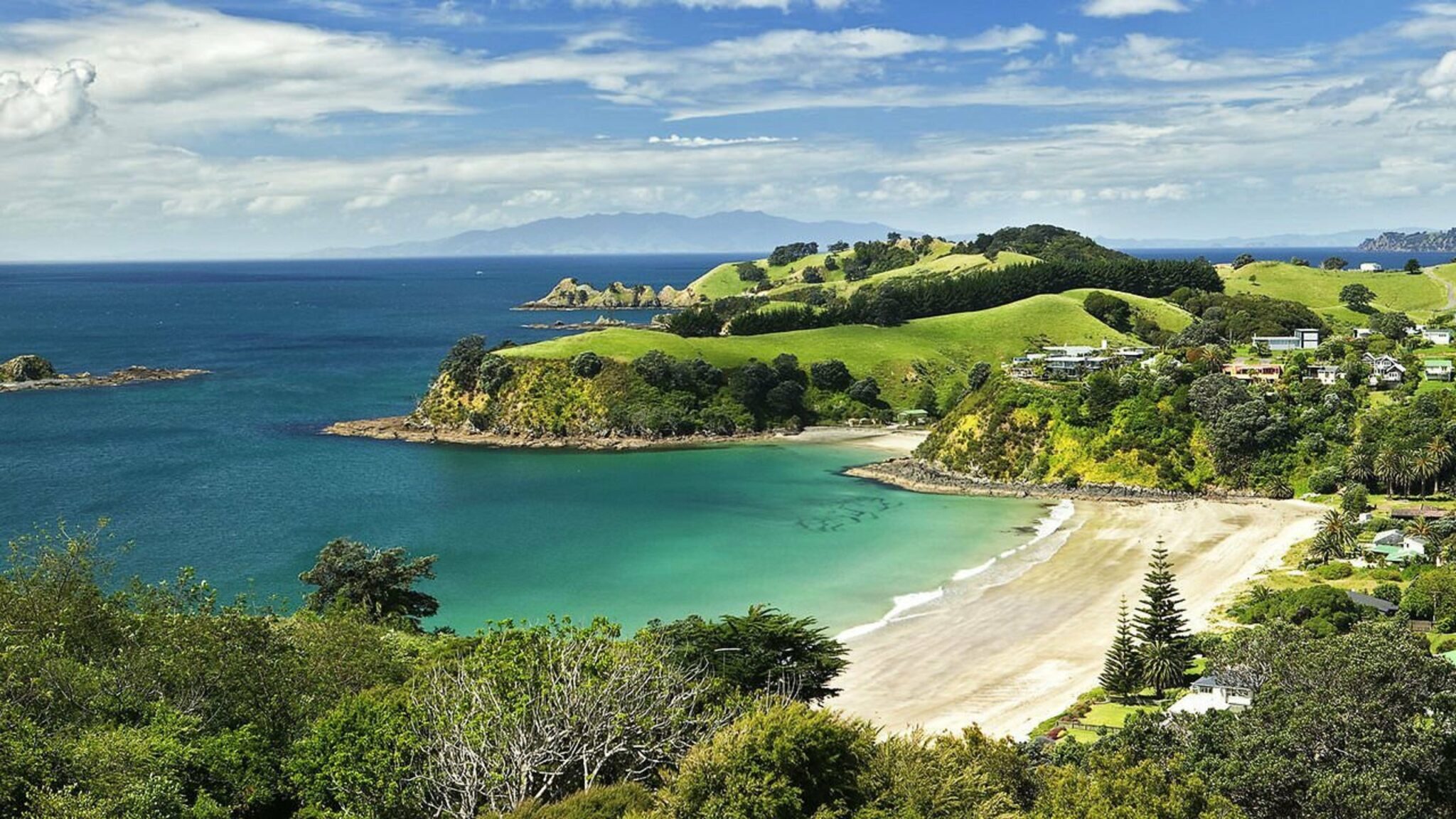 New zealand two islands
