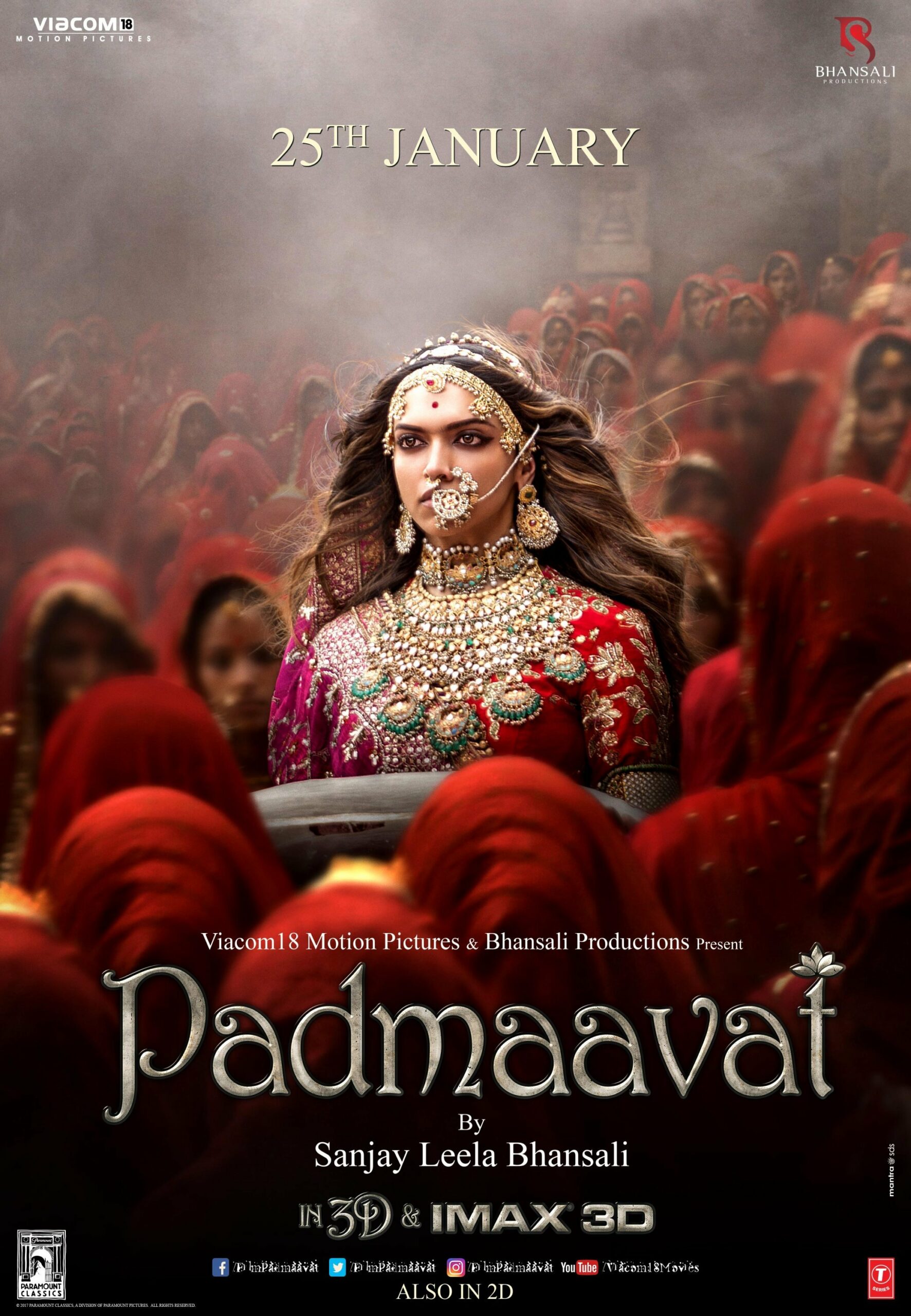 Padmaavat (2018) - Highest Budget Bollywood Movies of All Time