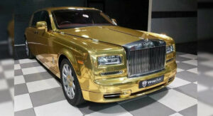 Rolls Royce Solid Phantom Gold