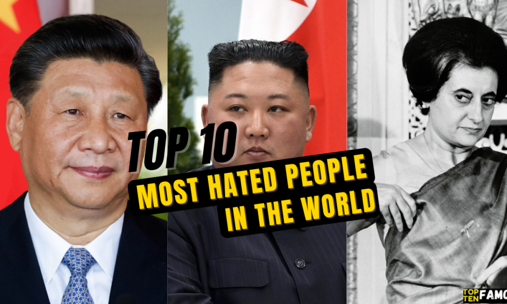 Top 10 Most Hated People In The World (*WHY*) In 2023