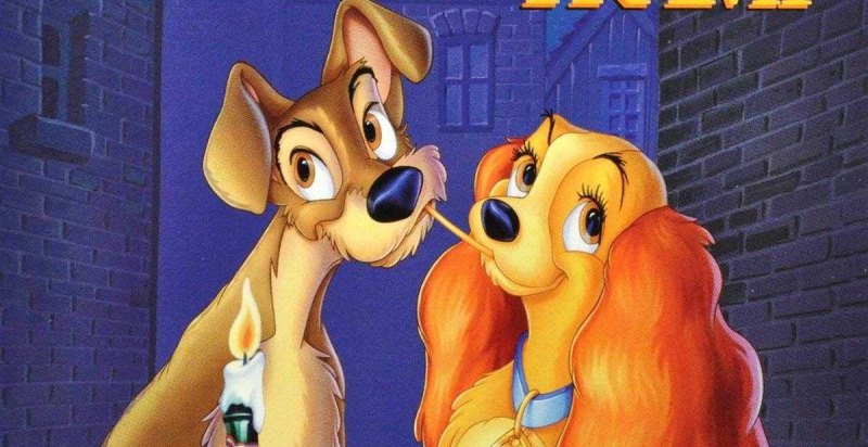 Lady and Tramp - Famous Cartoon Dogs