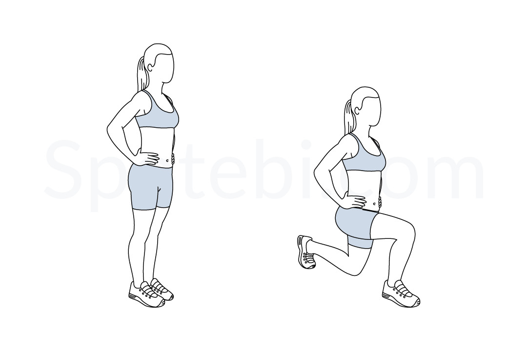 Forward Lunges - Best Exercises or Workouts to Lose Fat