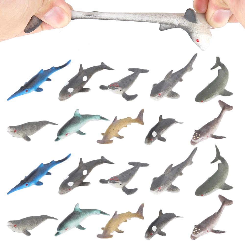 ValeforToy Shark Toy Figure Pack.Interesting Shark Toys for Kids