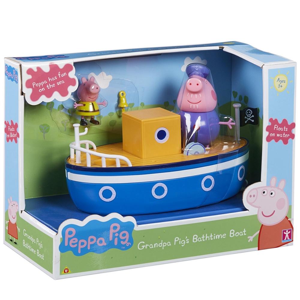 Peppa Pig Grandpa Pig's Bath Time Boat‍-peppa pig house ideas for Kids