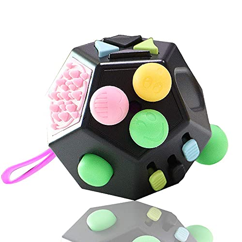 Squirm Dodecagon - 12-Side Fidget Cube-Best Fidget Pack Toys for Anxiety