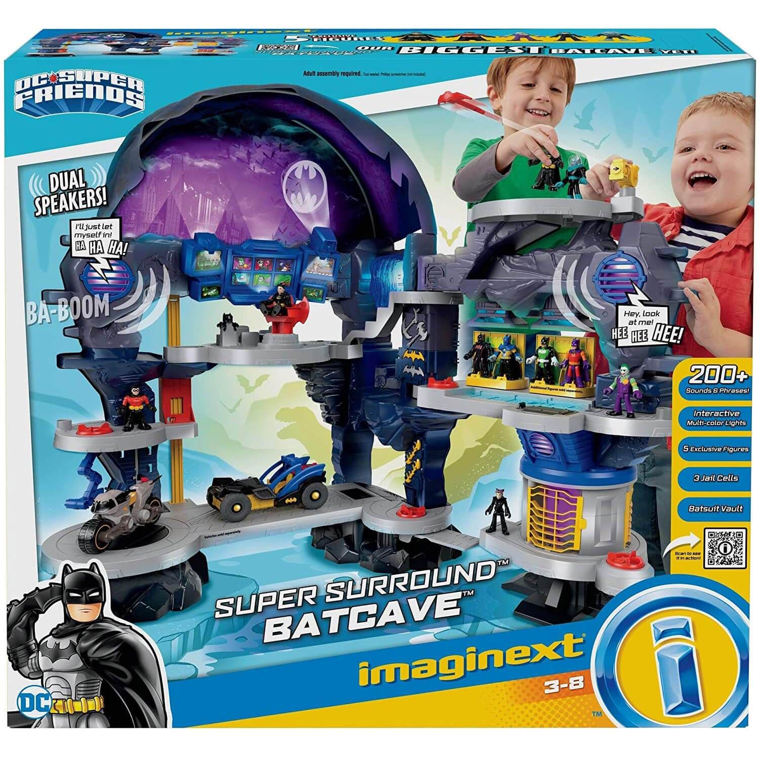 Fisher-Price Imaginext Super Surround Batcave-Best Batman Toys for Kids