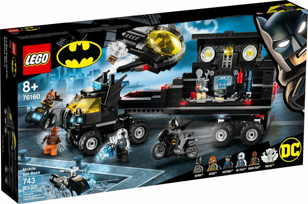 LEGO DC Mobile Bat Base-Best Batman Toys for Kids