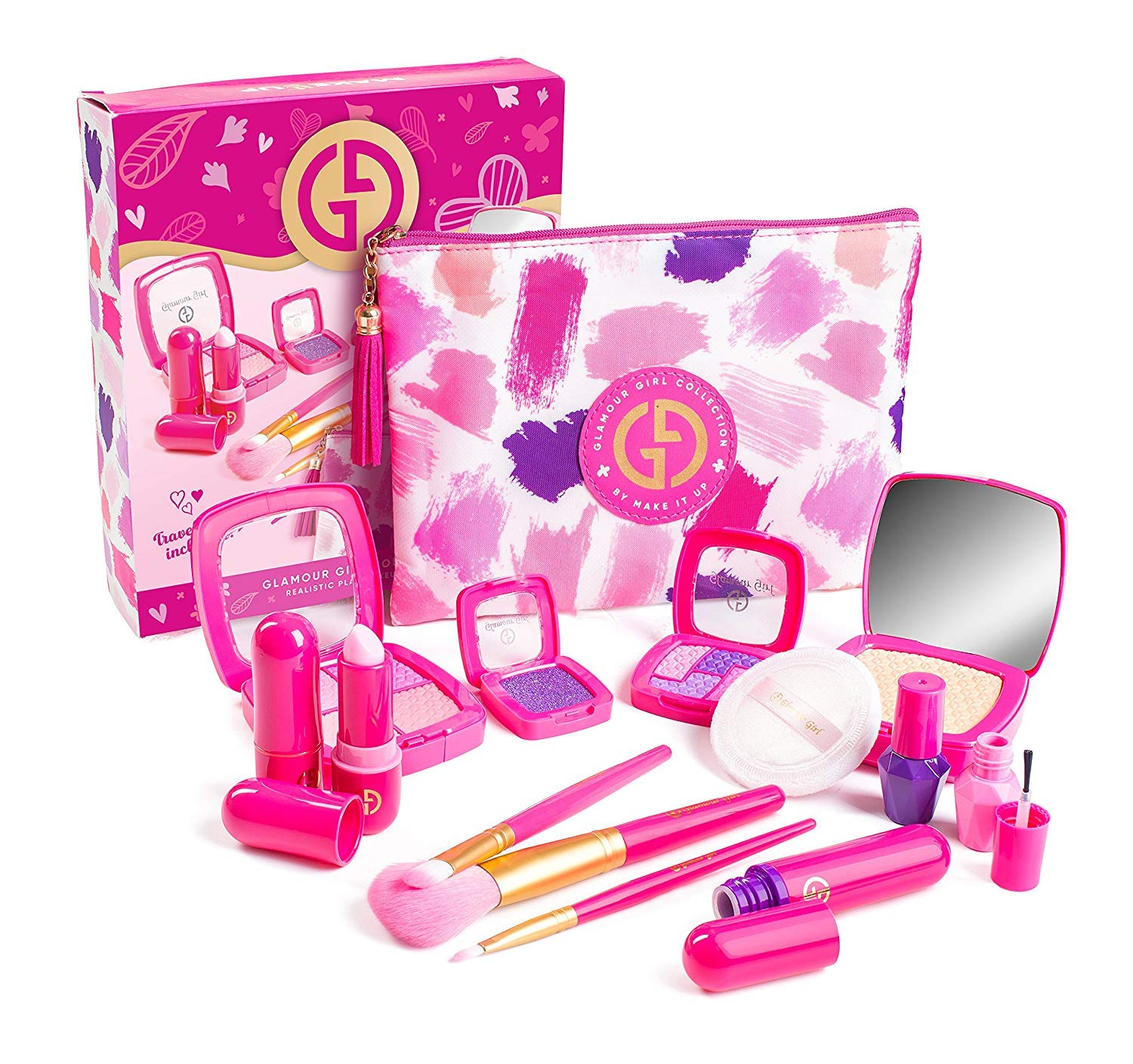 Make It Up Glamor Girl Pretend Play Makeup Set -Best Makeup Kits for Kids