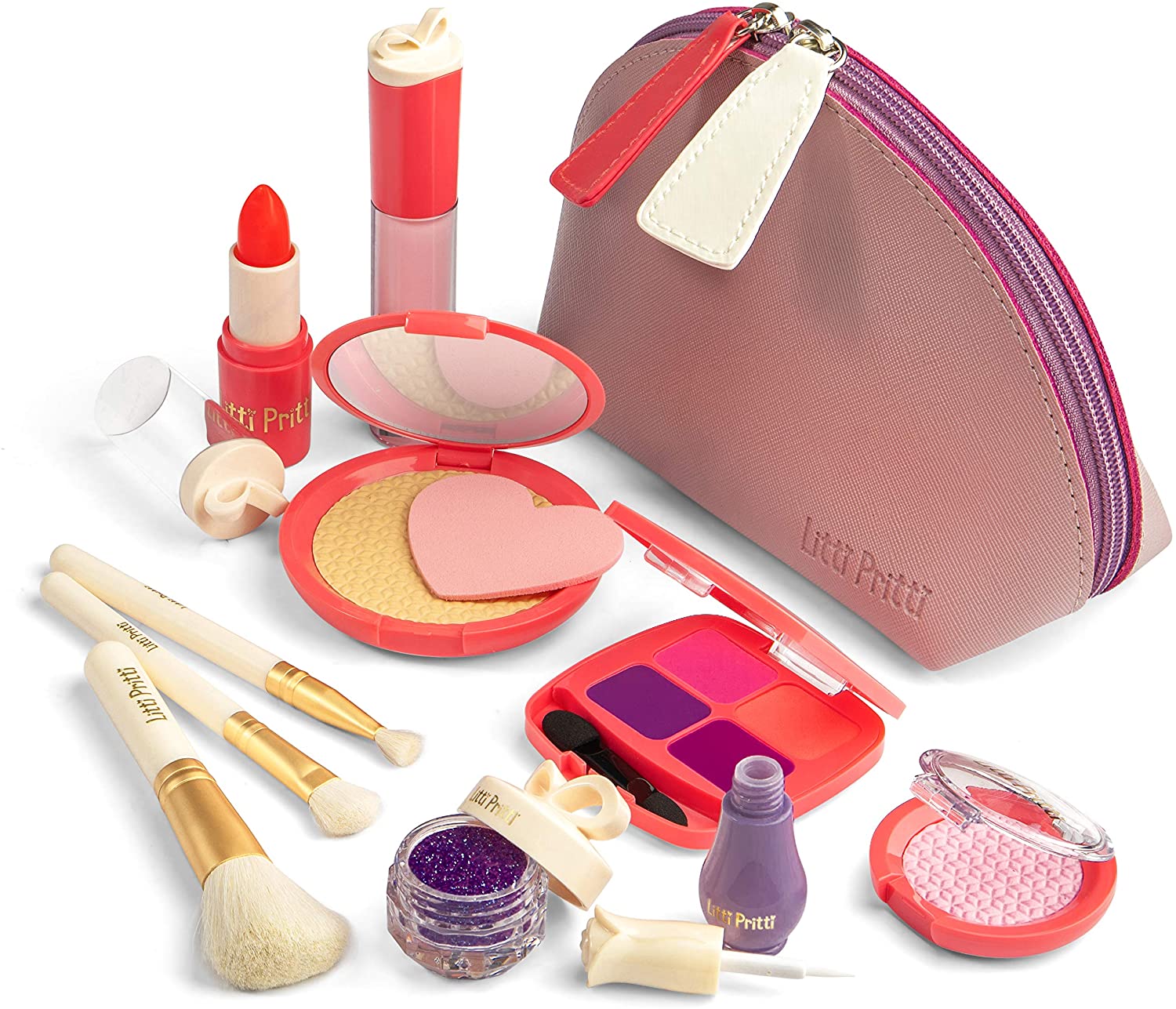 Litti Pritti 11-Piece Play Makeup Set -Best Makeup Kits for Kids
