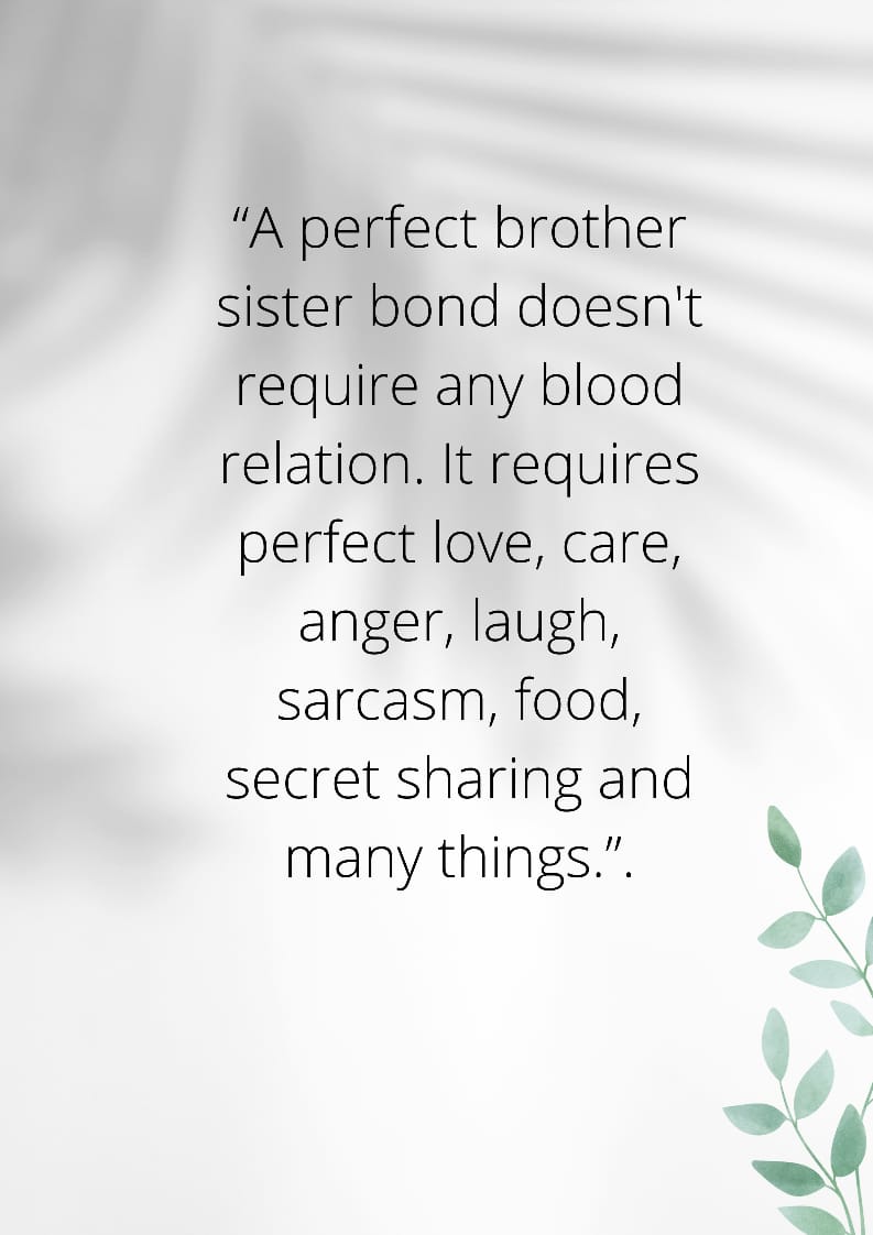 Brother and Sister Relationship Quotes!