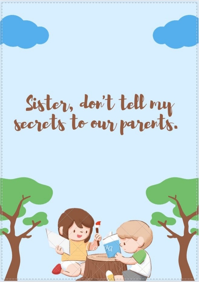 Sister and Brother Funny Quotes