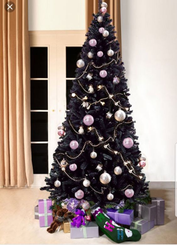 Jet Black Christmas Tree -Black Christmas Tree Ideas