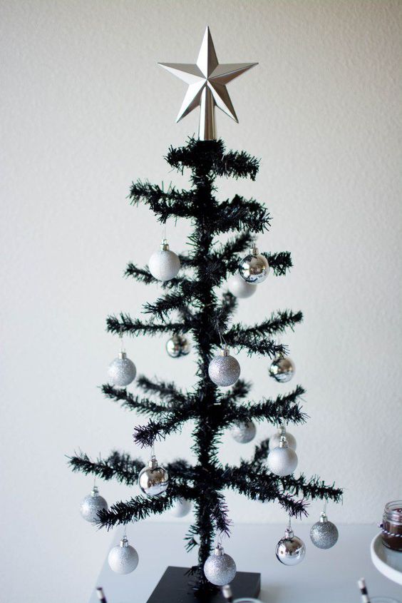 Small Black Christmas Tree -Black Christmas Tree Ideas