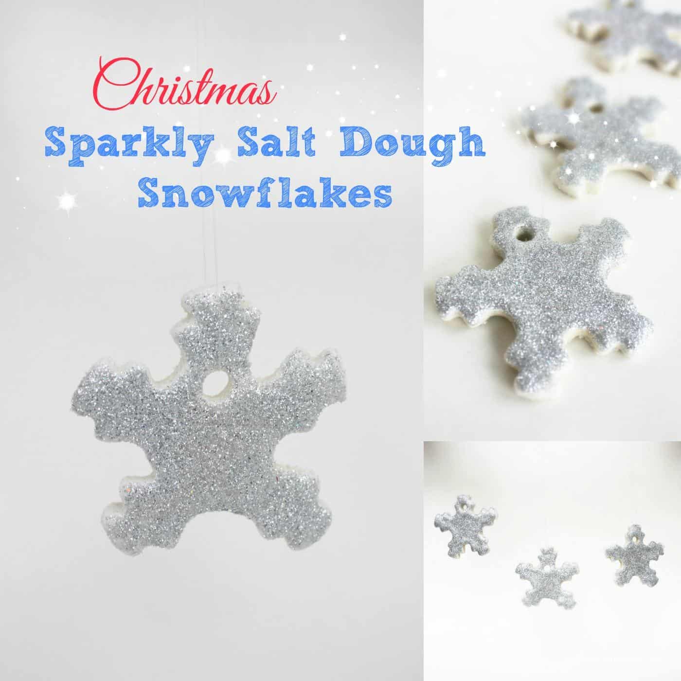 Salt Dough Snowflakes-Easy Christmas Drawings Ideas for Kids