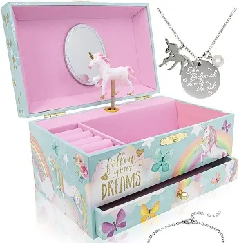 Unicorn Musical Jewelry Box-Best Unicorn Gifts for Kids