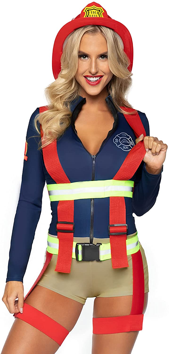 Hot Firefighter Costume-Sexy Cosplay Halloween Costumes
