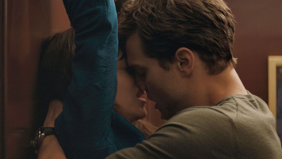 'FIFTY SHADES OF GREY'-Best Romance Kiss Scenes from Movies
