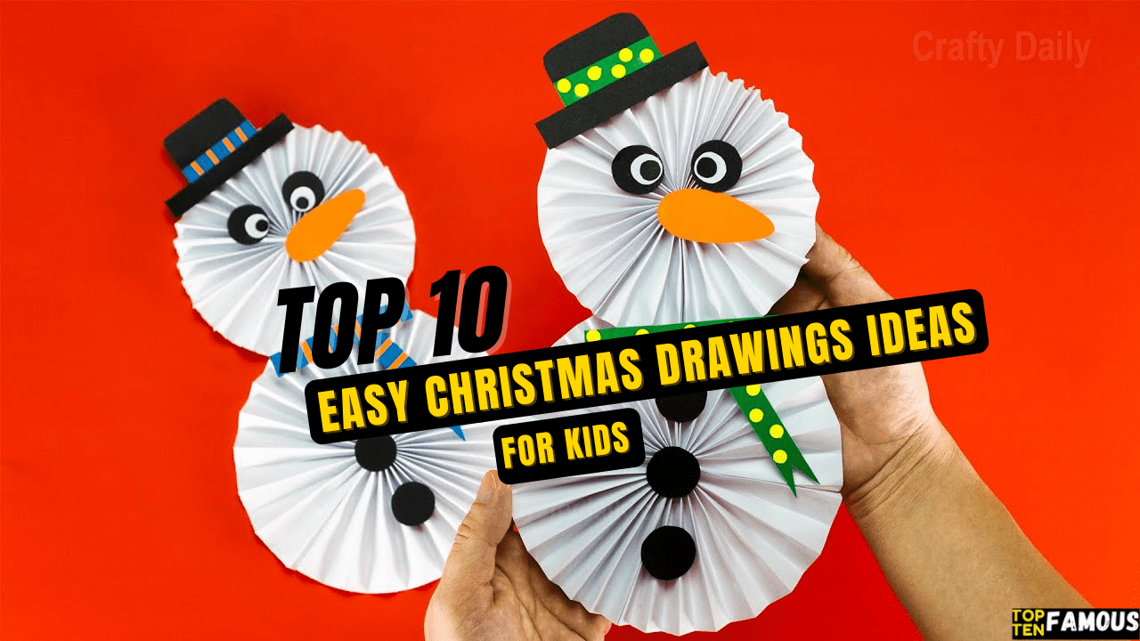 Top 10 Easy Christmas Drawings Ideas for Kids