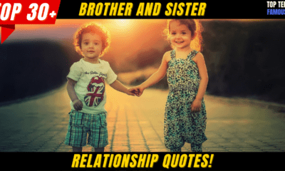 Top 30 Brother and Sister Relationship Quotes!