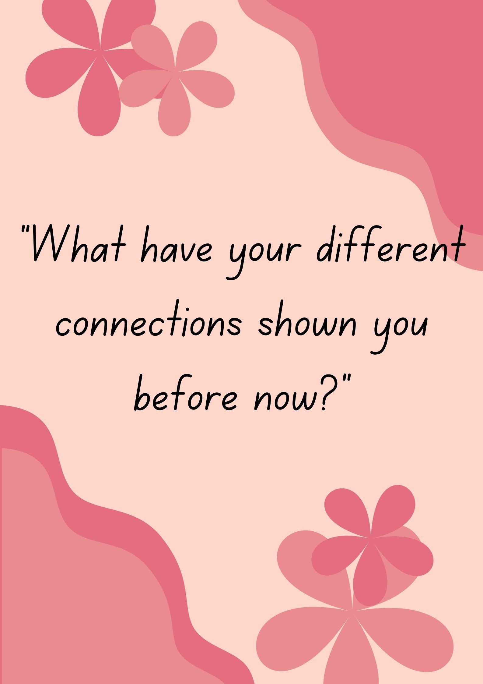 "What have your different connections shown you before now?"-Interesting Questions To Ask Your Boyfriend