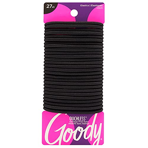 Goody Ouchless No Metal Elastic Hair Tie- Best Hair Rubber Bands for Women
