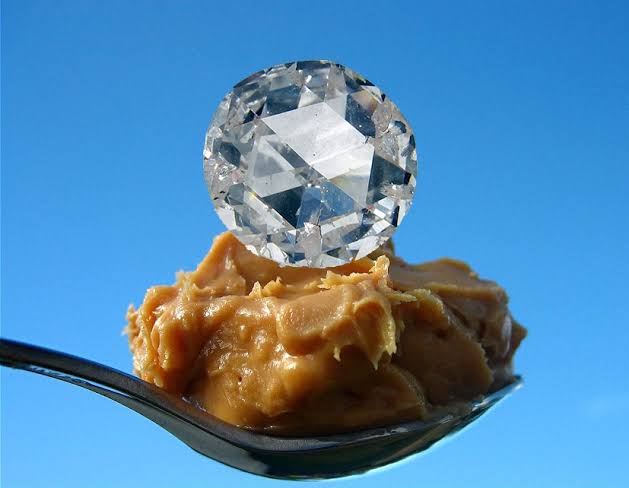 Transforming peanut butter into diamonds is conceivable.- Random And Useless Facts