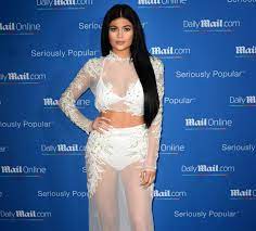 Hottest Pictures of Kylie Jenner-Kylie Jenner in Transparent Outfit